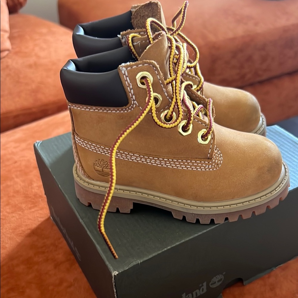 Timberland Kids Tan Boots Toddler Size 6C